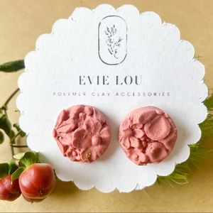 Polymer Clay detailed studs.